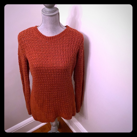 Burnt Orange longer length sweater - Picture 1 of 2